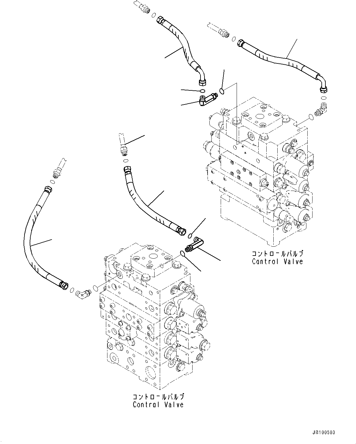 Tube(Hydraulic Piping,Pilot Piping) (427-62-48510) KOMATSU