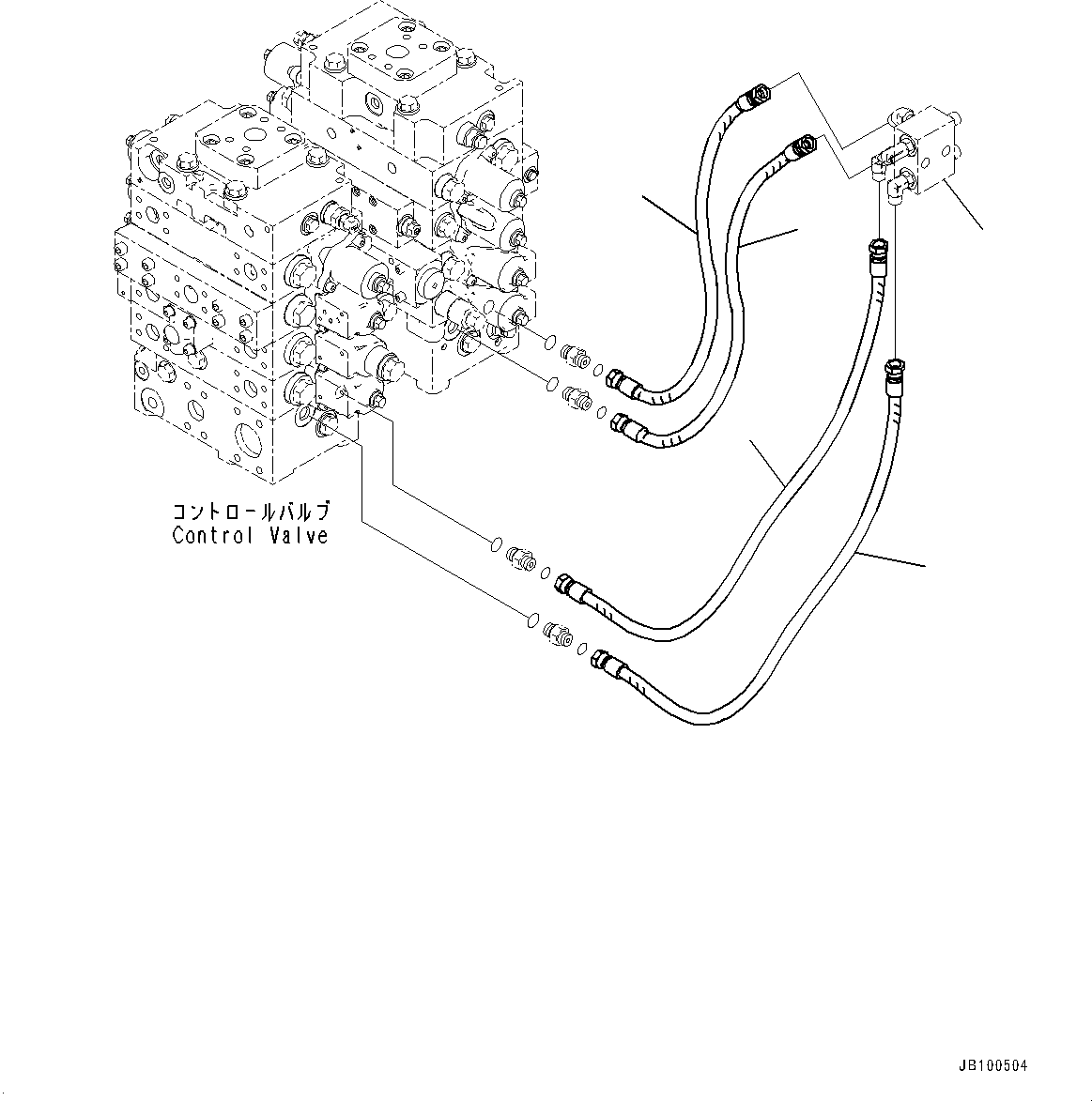 шланг 02771-00307 KOMATSU