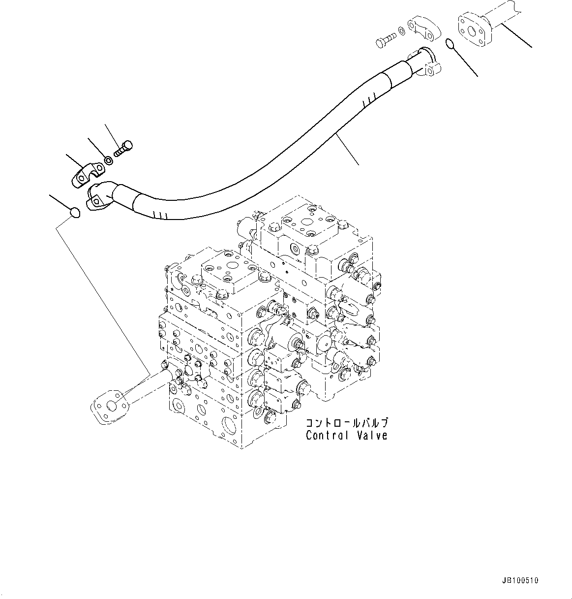 Шланг 427-62-47880 KOMATSU