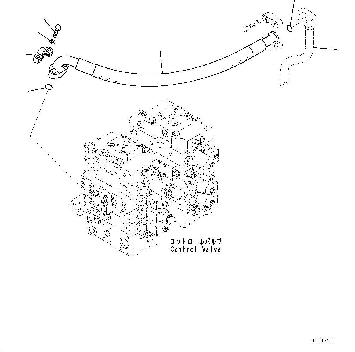 Шланг 427-62-47760 KOMATSU