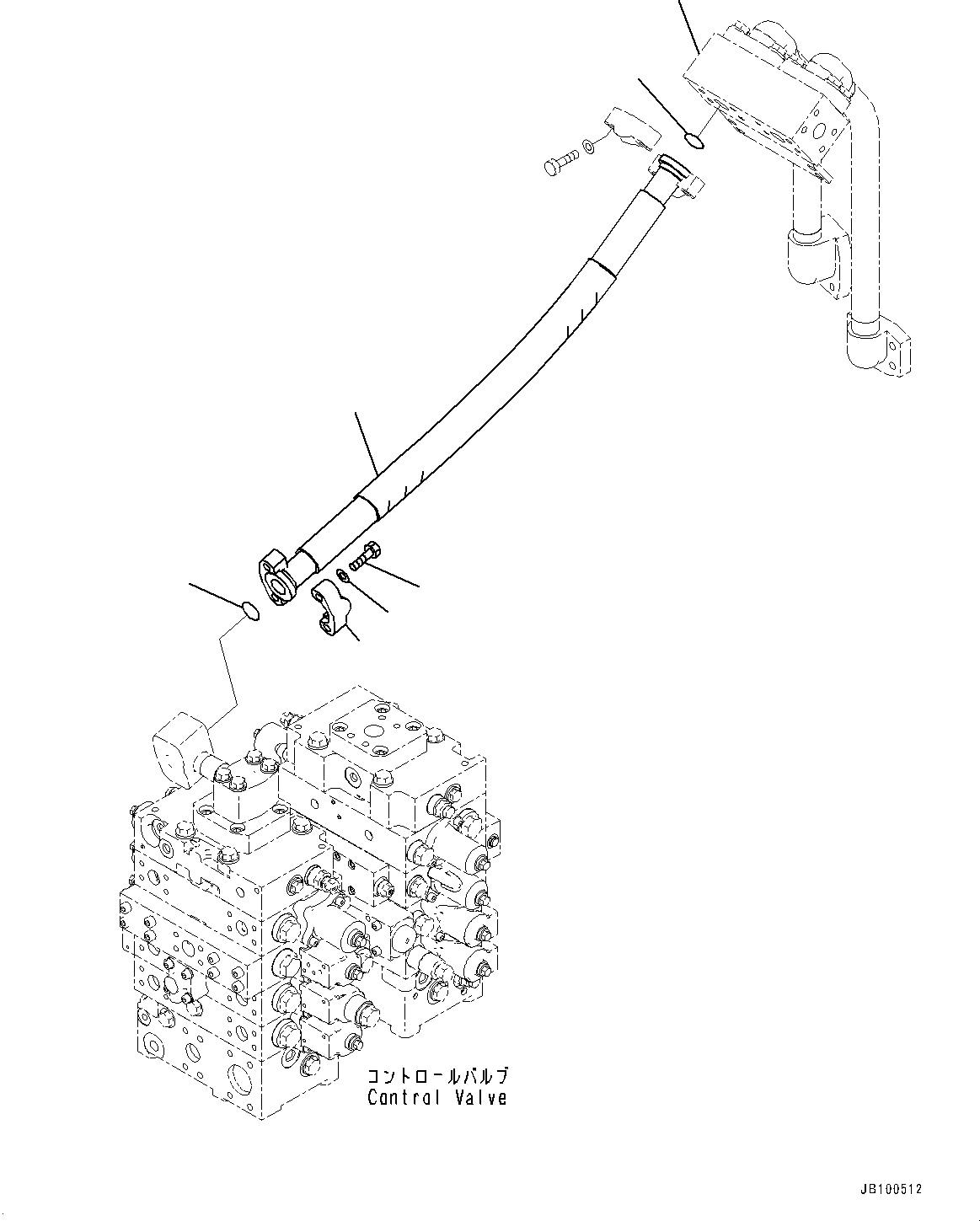 Шланг фланцевого типа 07085-01209 KOMATSU
