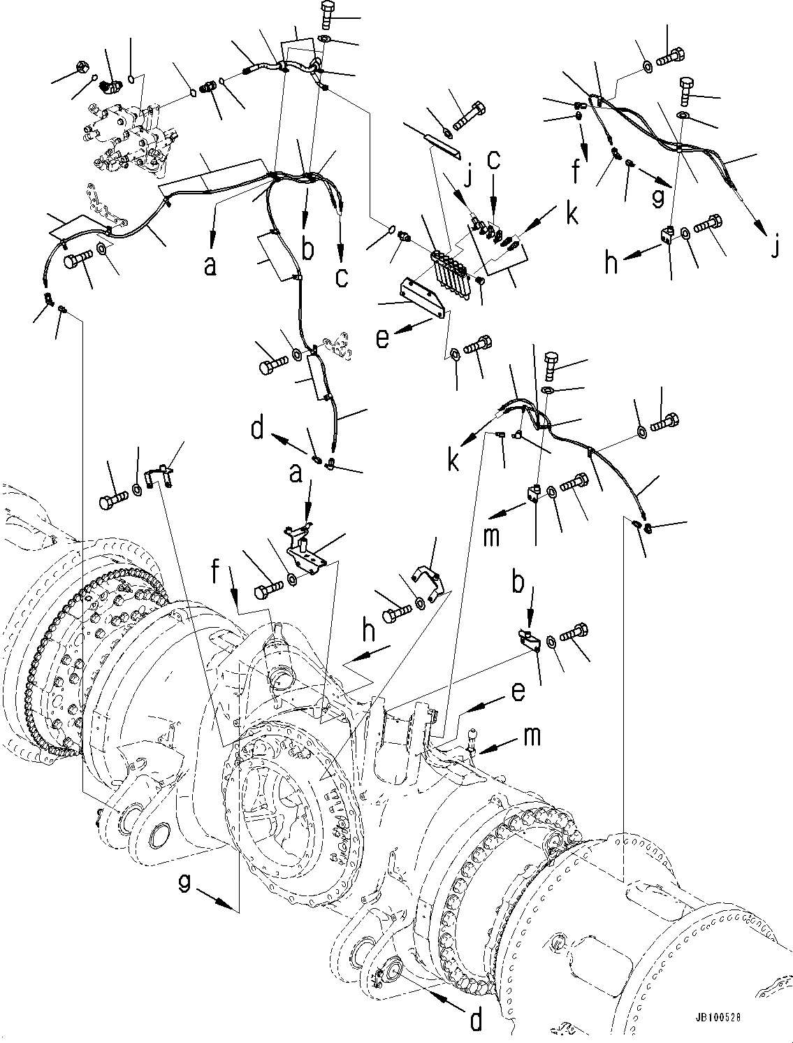 Шланг с торцевым уплотнением 02757-003A9 KOMATSU