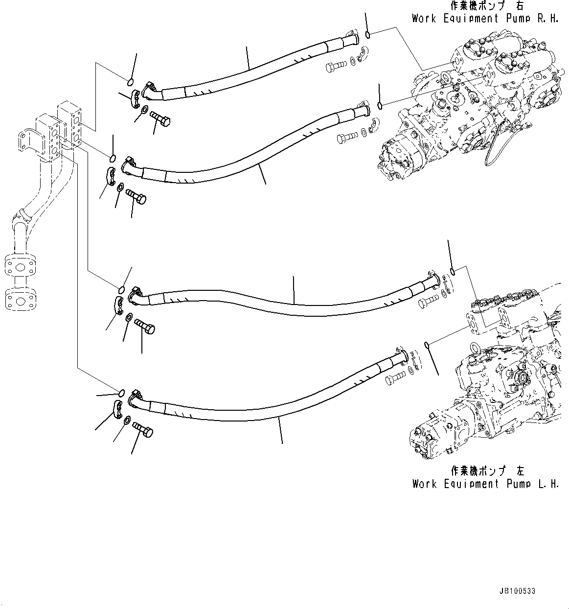 Шланг 07083-01011 KOMATSU