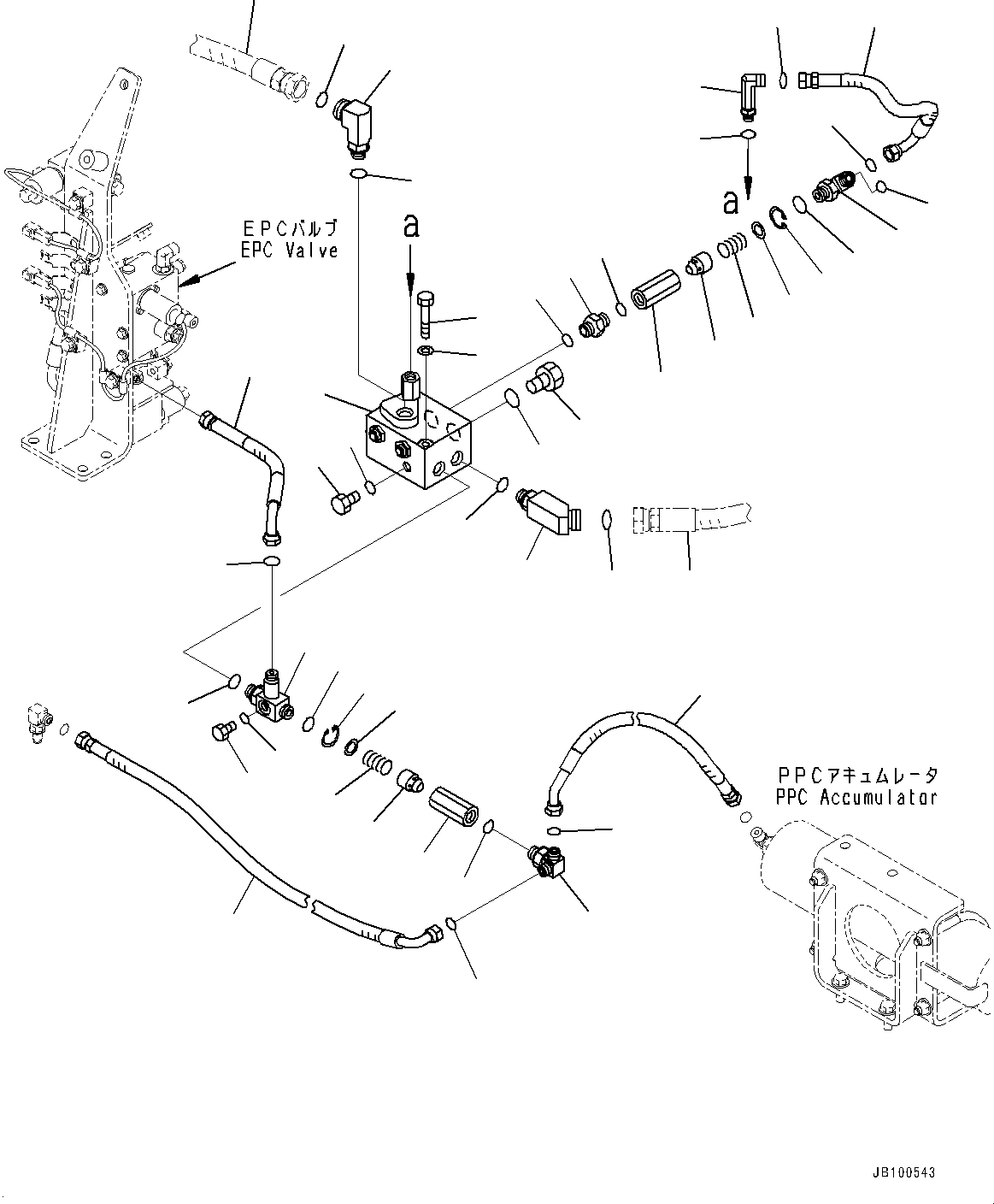 Шланг 02755-00312 KOMATSU