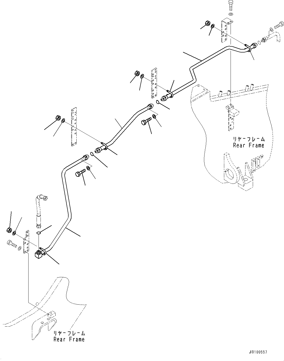 Трубка 427-01-47270 KOMATSU