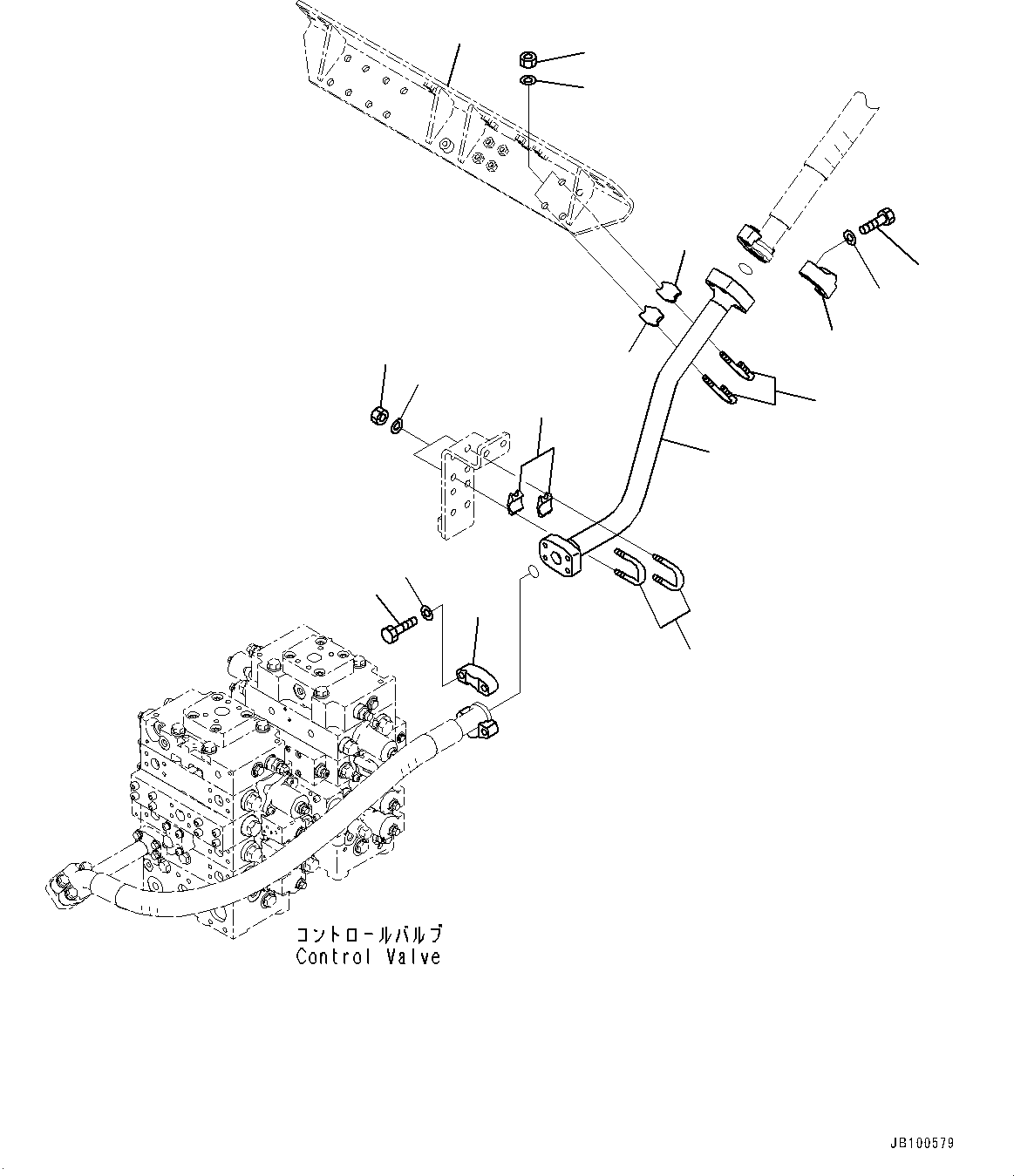 Трубка 427-62-43460 KOMATSU