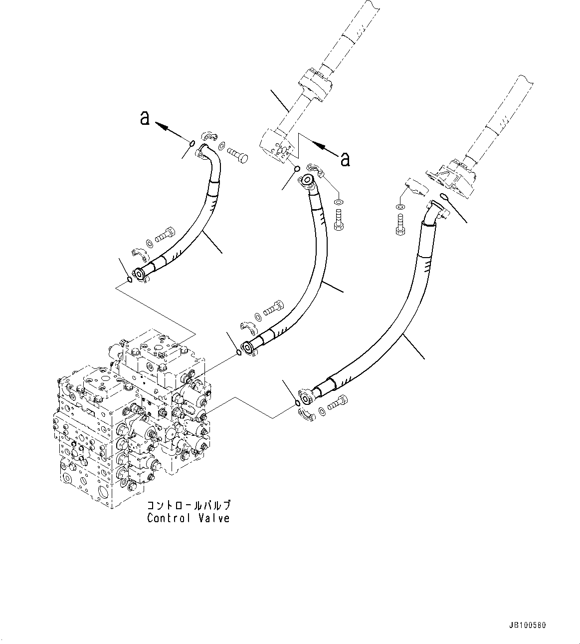 Шланг 07084-01A06 KOMATSU