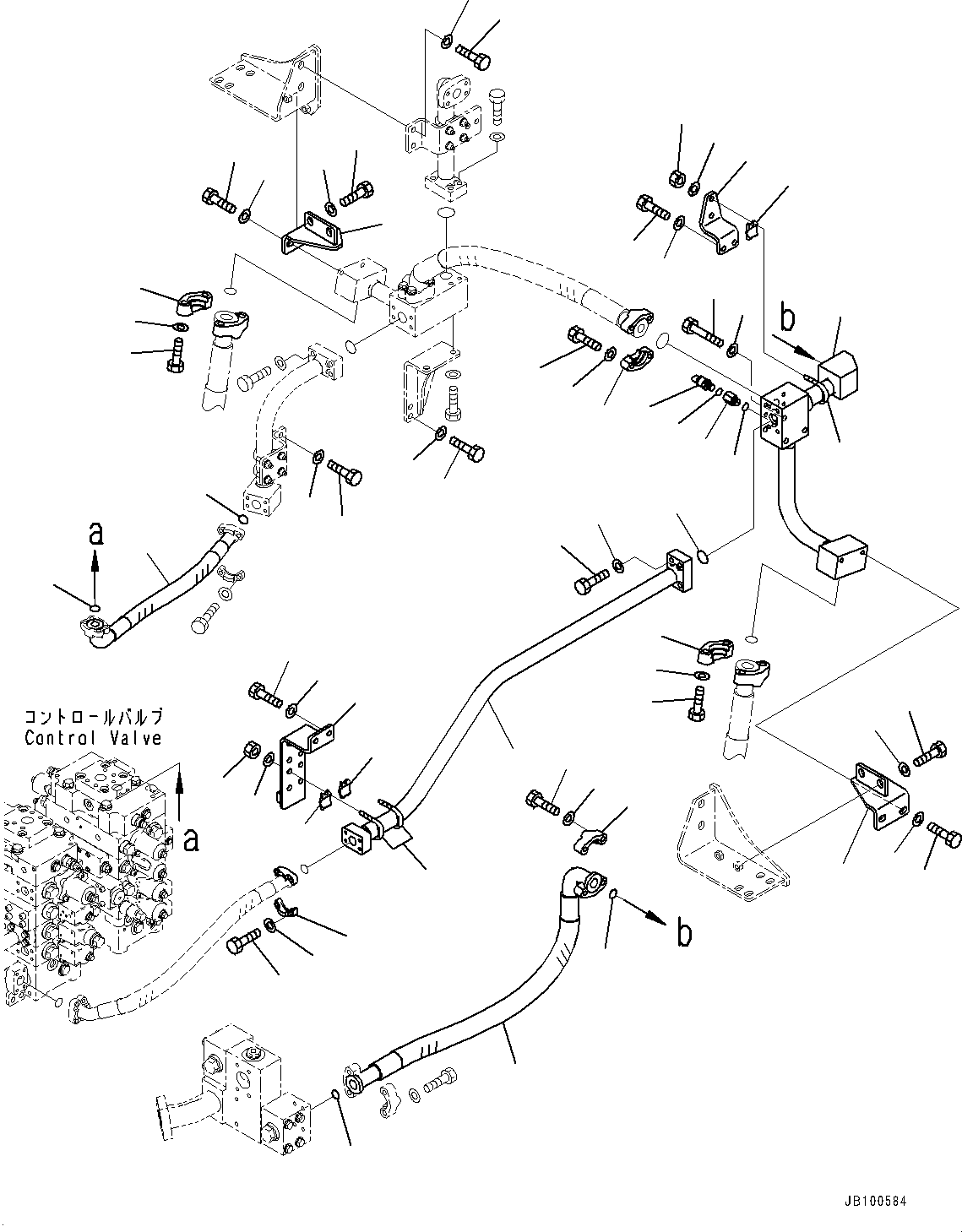 Трубка 427-62-43640 KOMATSU