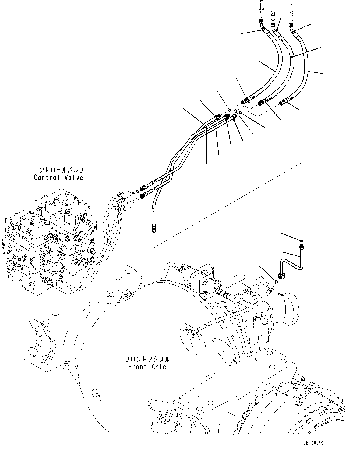 Шланг с торцевым уплотнением 02778-003A7 KOMATSU