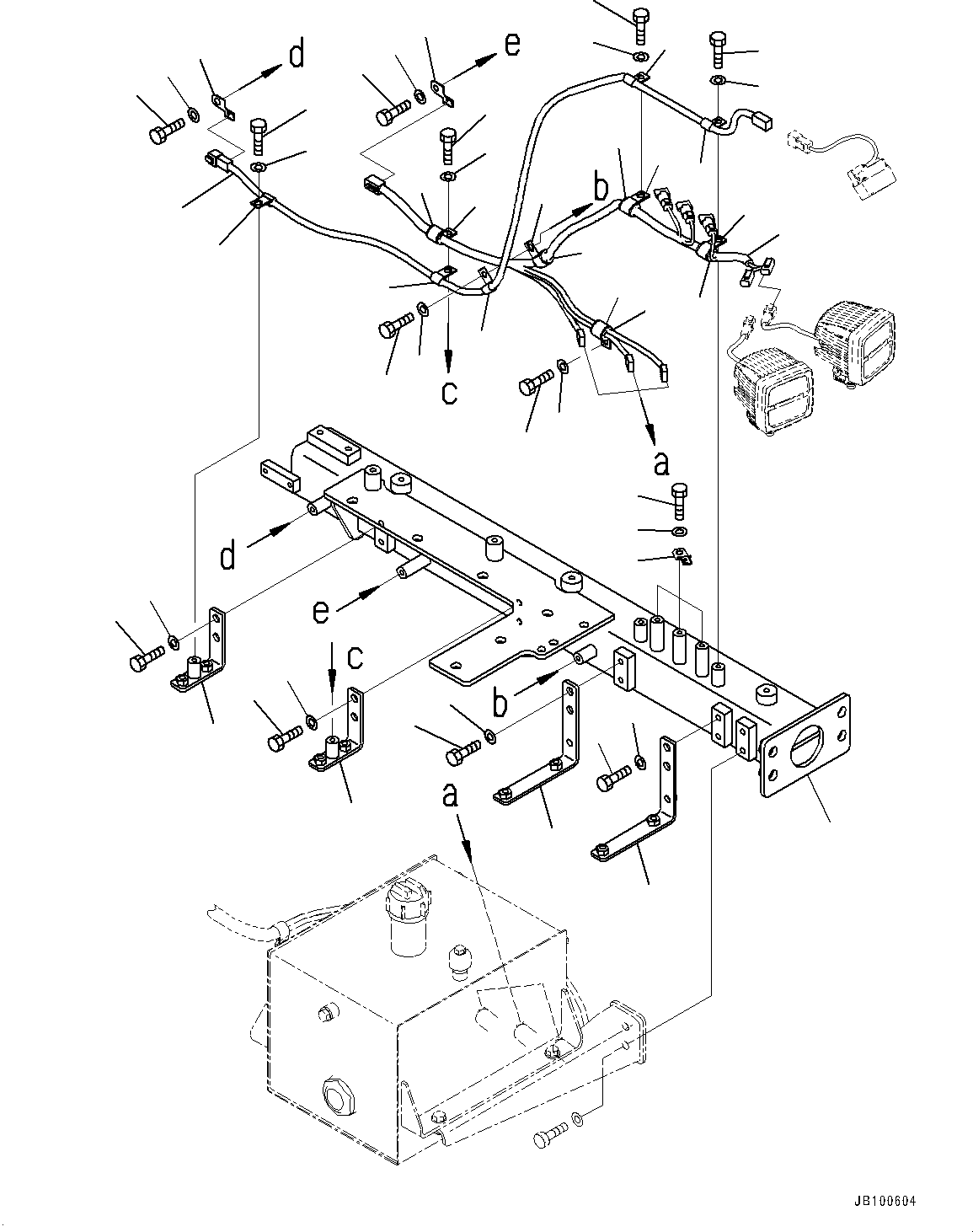 Жгут проводов 427-06-43970 KOMATSU