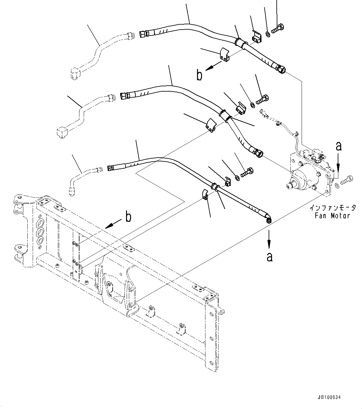 Шланг 427-54-46210 KOMATSU