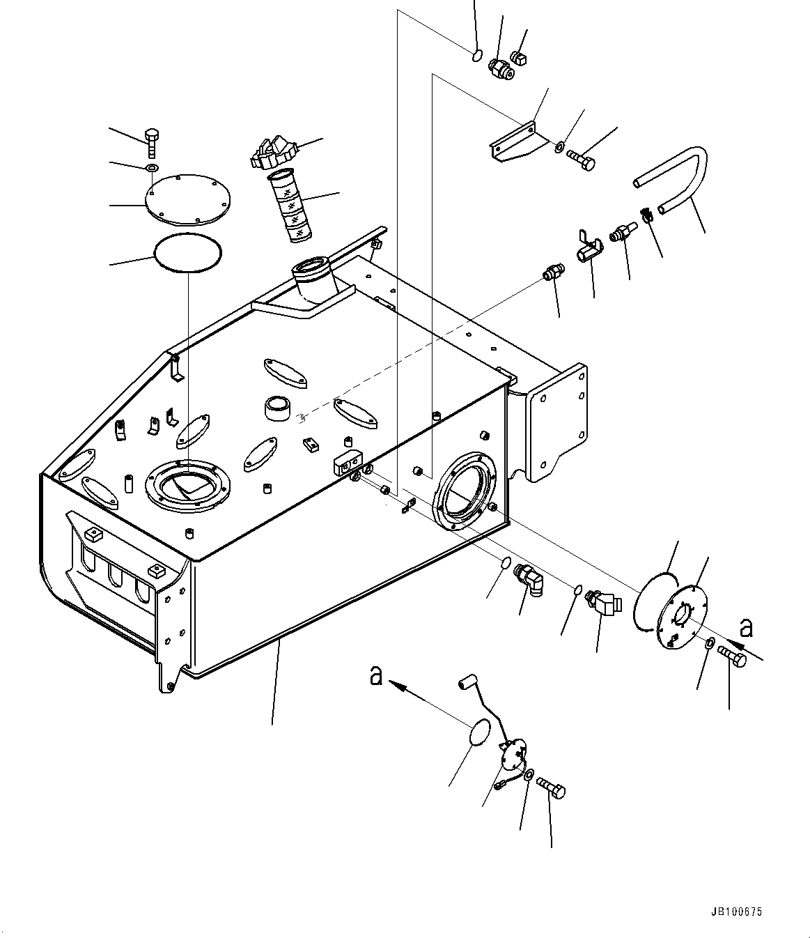 Tank Assembly, Fuel 56B-82-3A202 KOMATSU