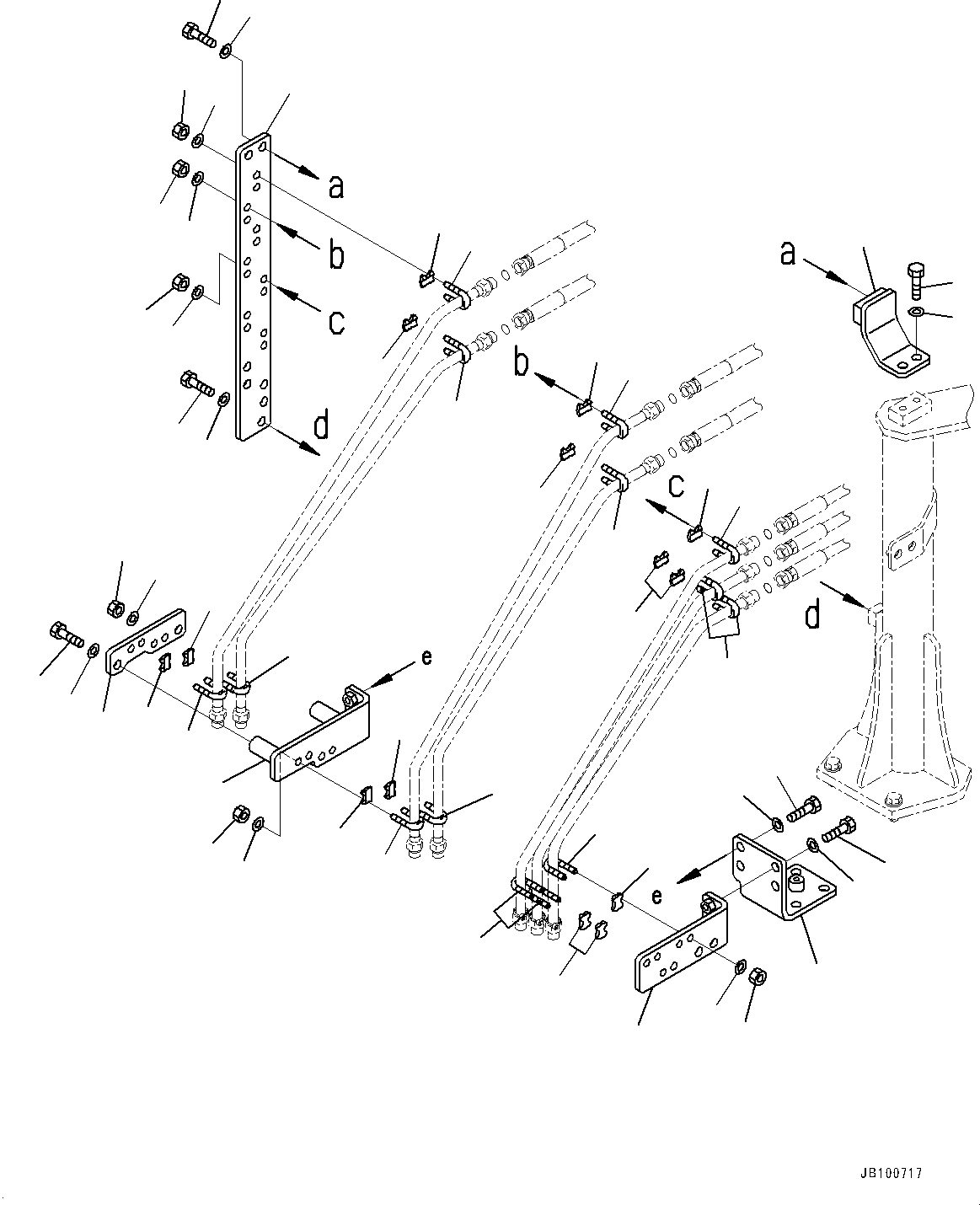 Кронштейн 427-62-48320 KOMATSU
