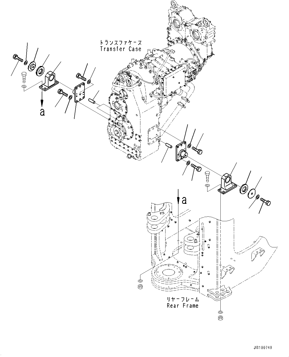 Кронштейн в сборе 42C-14-11022 KOMATSU
