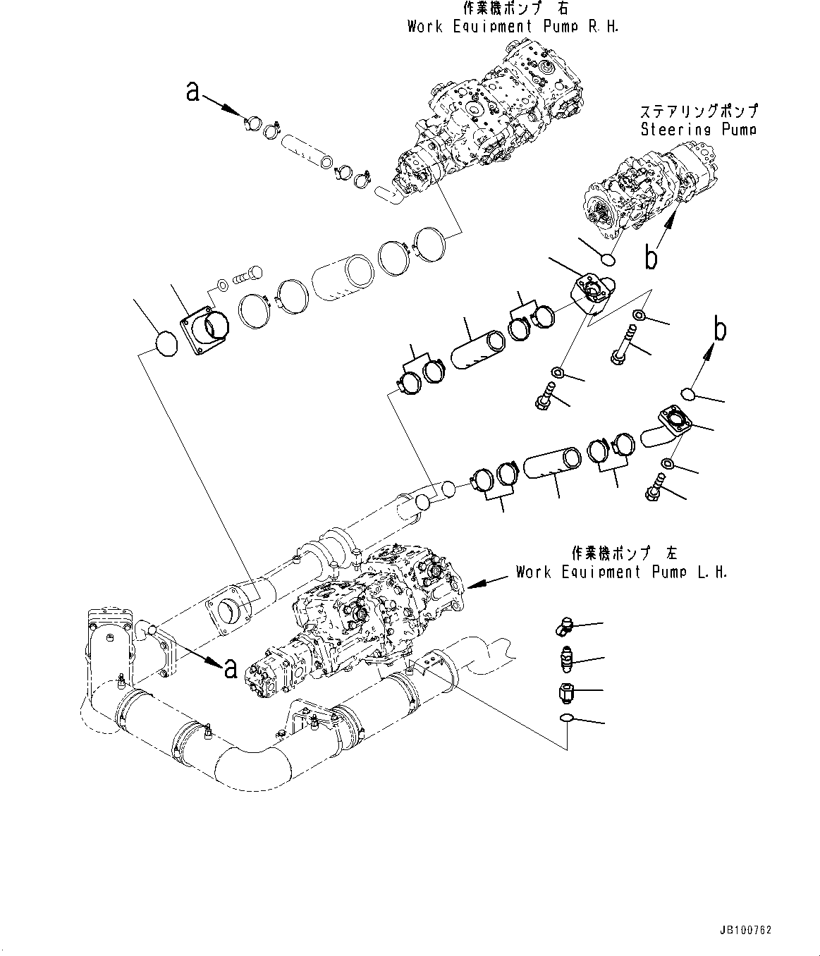 Трубка 427-62-47260 KOMATSU