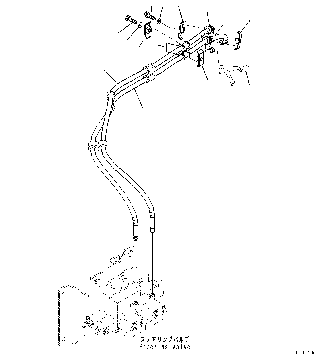 Шланг с торцевым уплотнением 02779-00324 KOMATSU