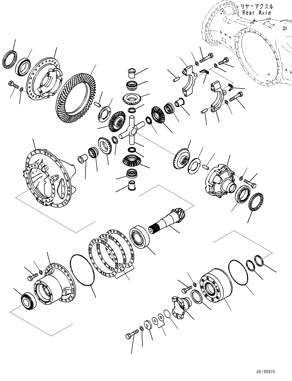 Дифференциал в сборе 427-23-41000 KOMATSU