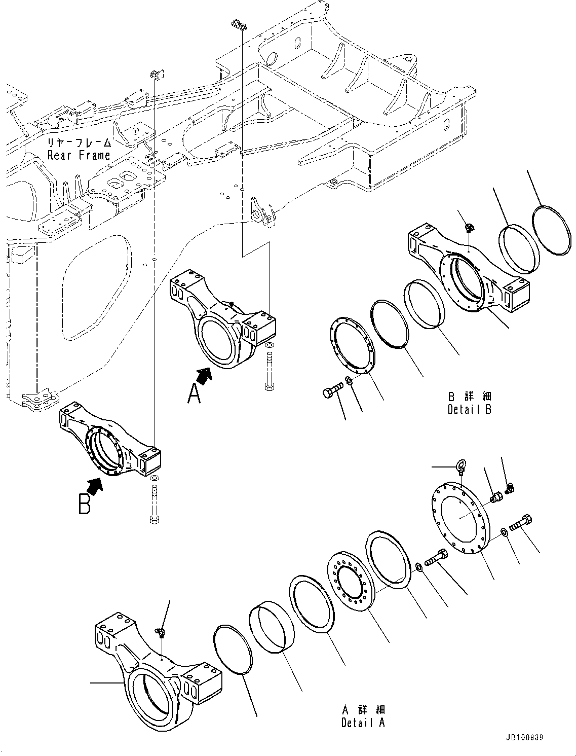 Опора 427-46-47110 KOMATSU