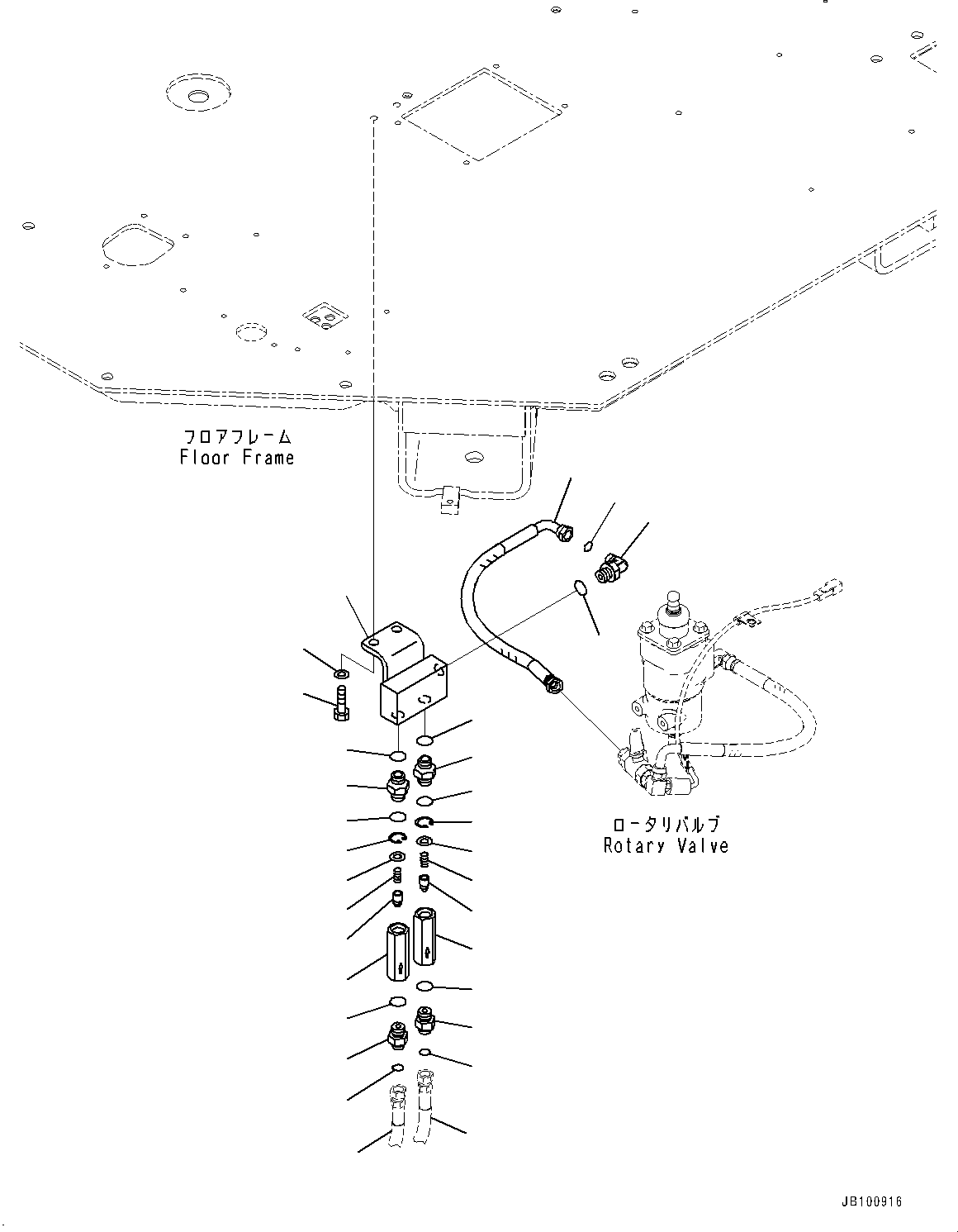 Шланг с торцевым уплотнением 02754-00305 KOMATSU