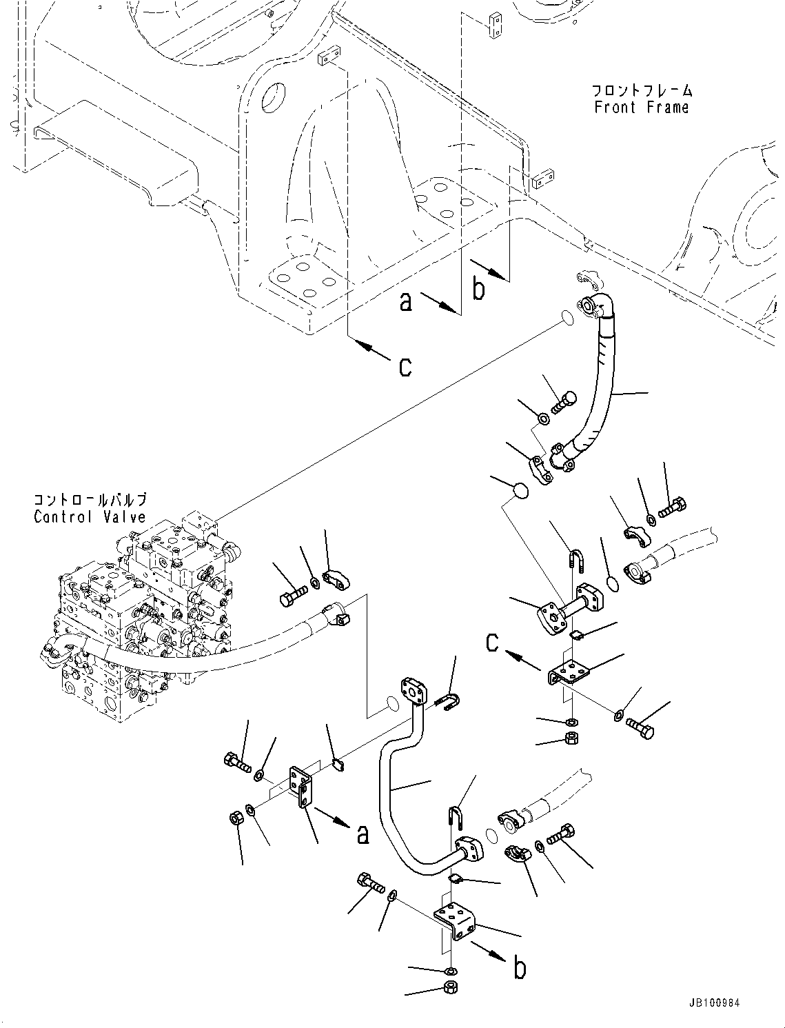 Трубка 427-62-45840 KOMATSU
