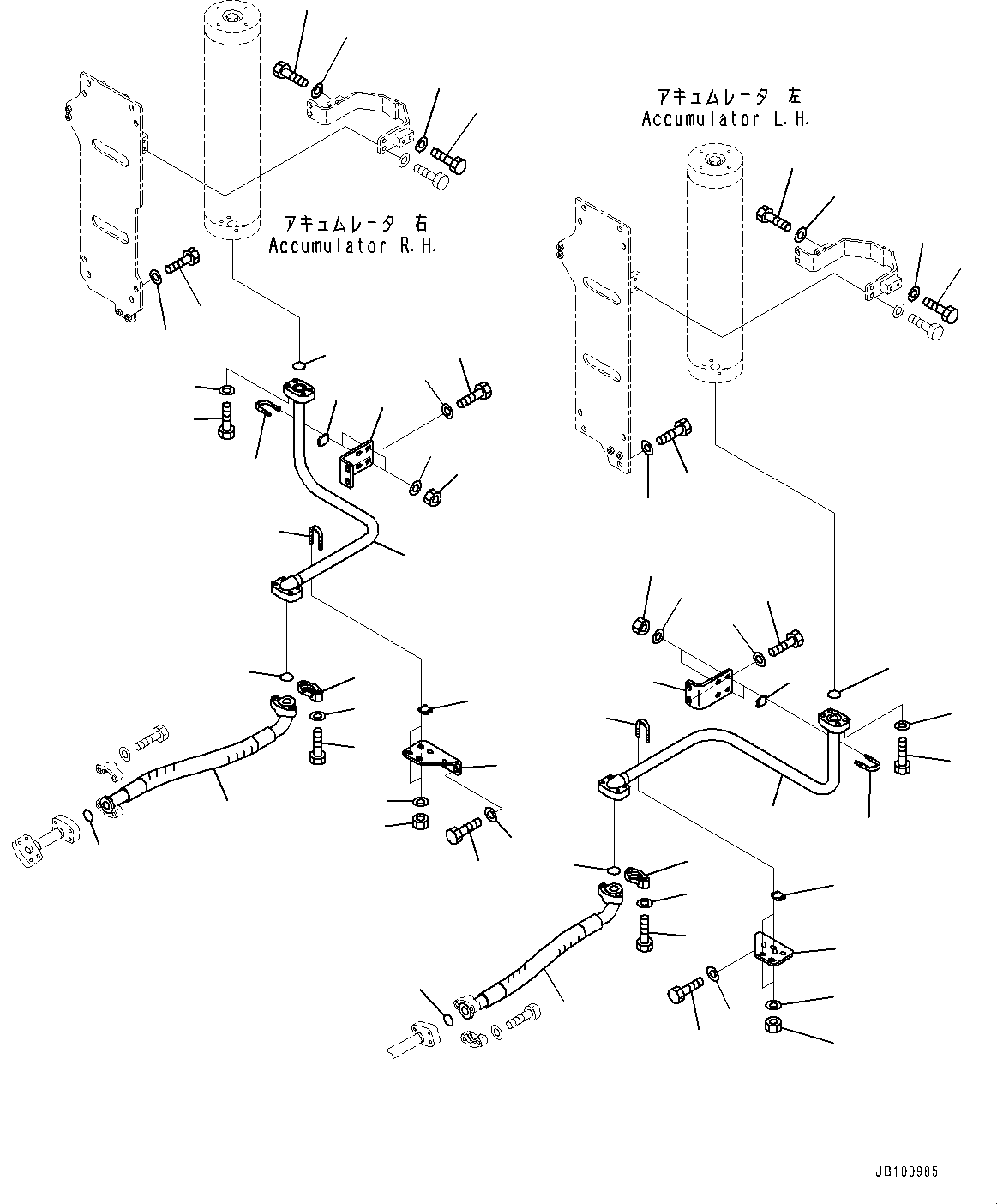Шланг 07084-012A7 KOMATSU