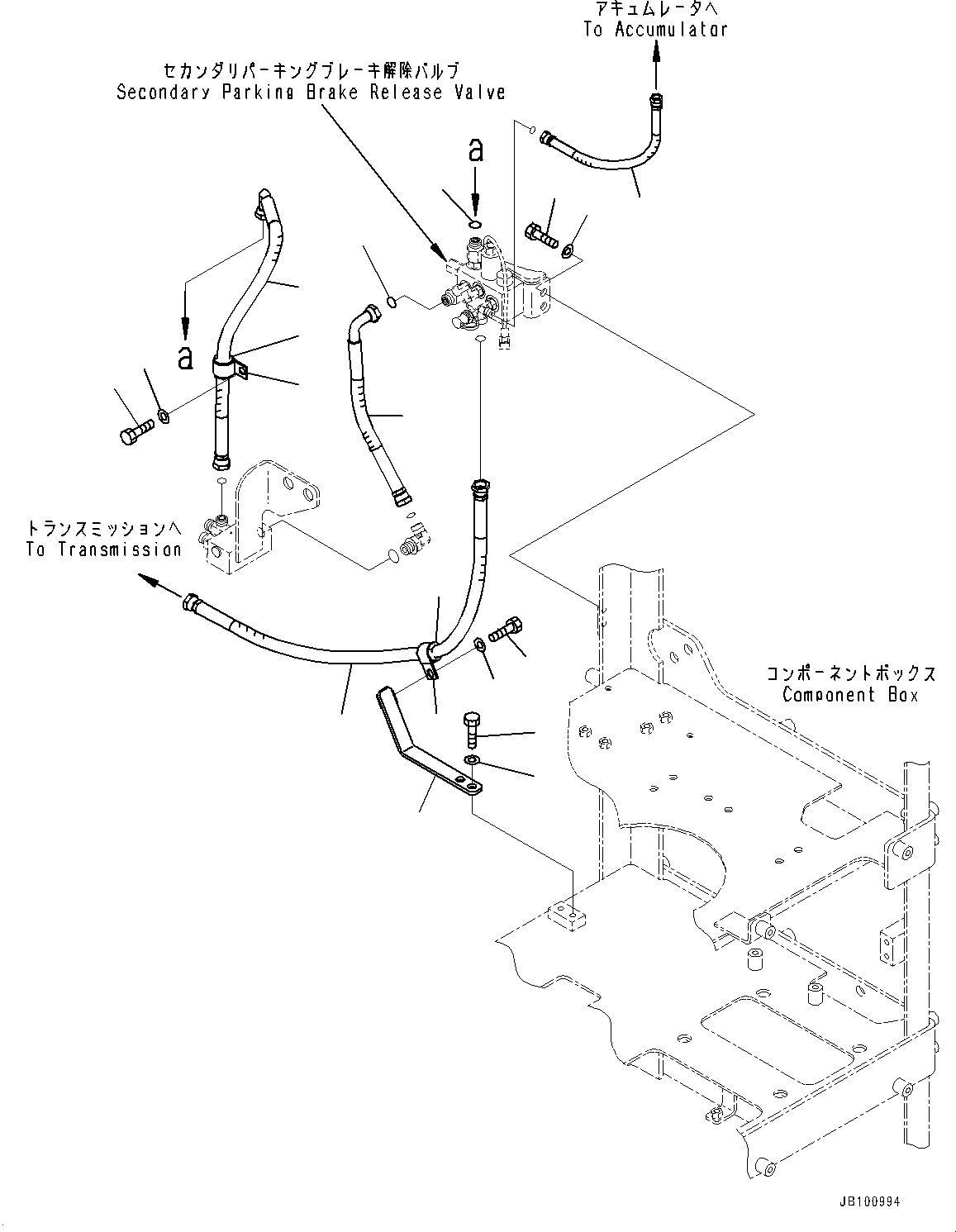 Шланг с торцевым уплотнением 02754-004A3 KOMATSU