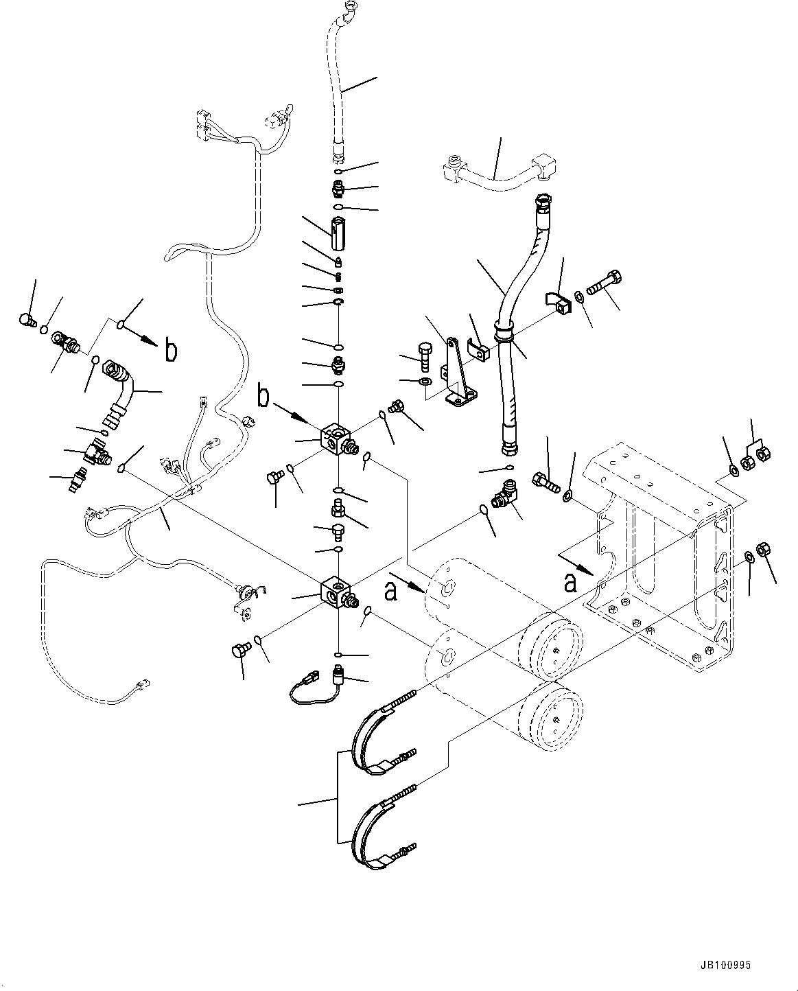 Wiring Harness(Brake Control,Component Box Wiring Harness) (427-06-42490) KOMATSU