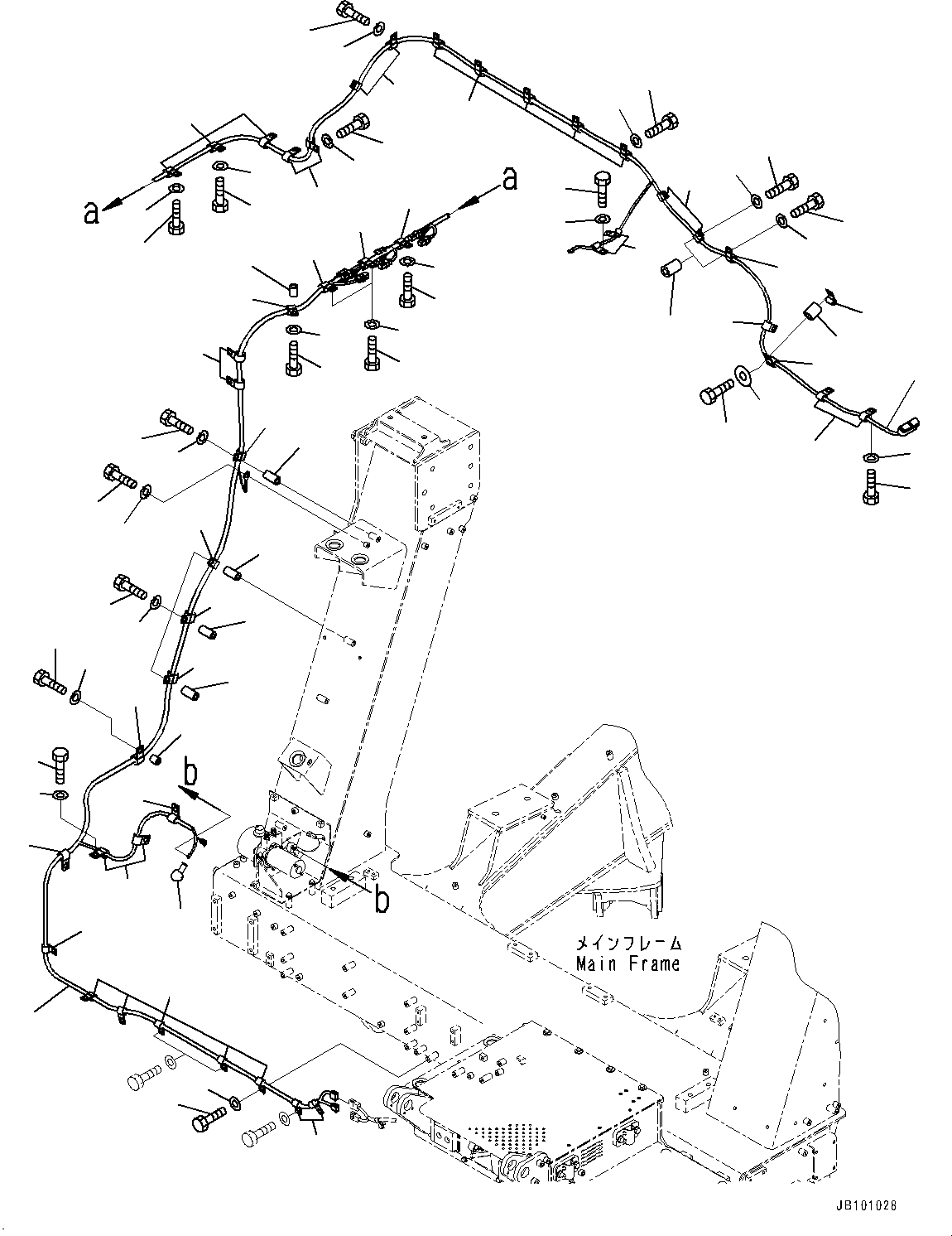 Жгут проводов 562-89-3C120 KOMATSU