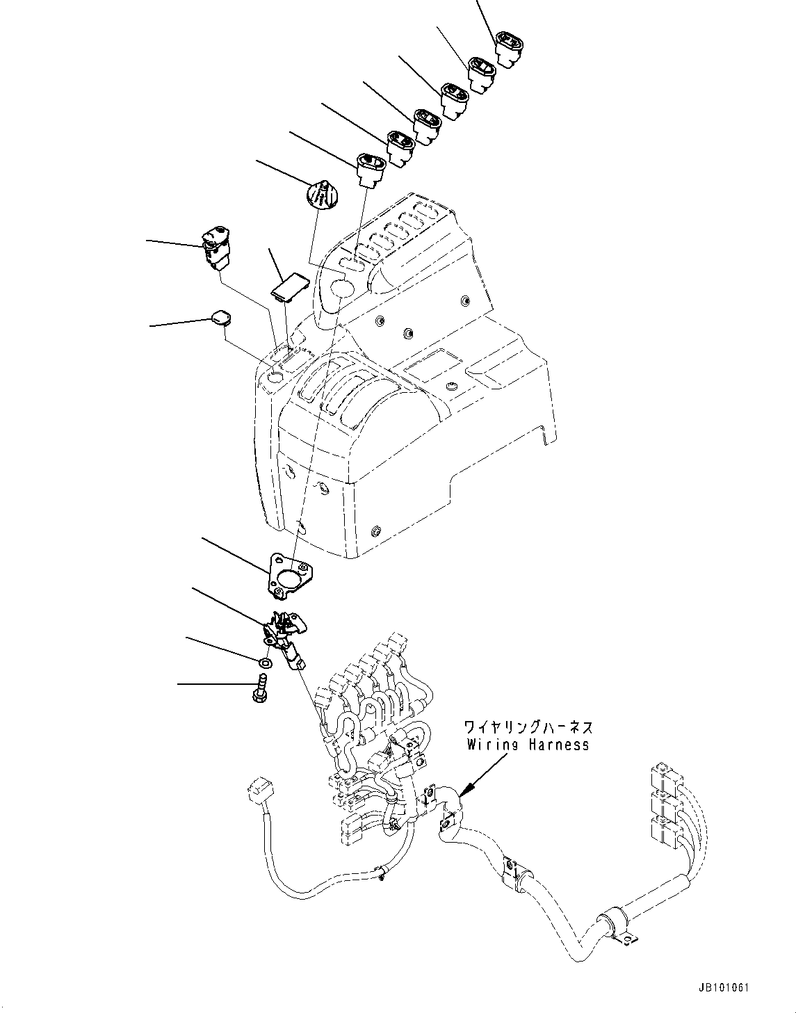 Switch, Transmission Shift Mode Selector 42C-06-22263 KOMATSU