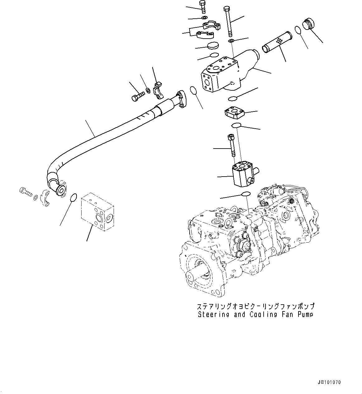 Болт с внутренним шестигранником 01252-A1080 KOMATSU