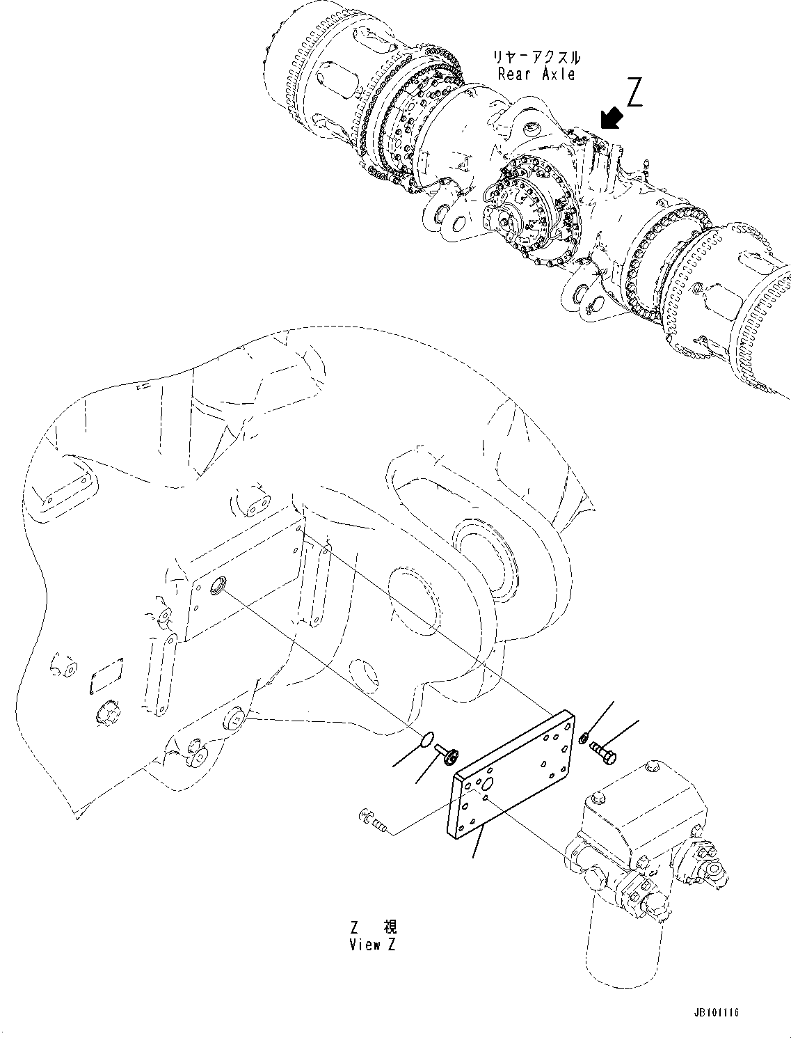 Предохранительный клапан в сборе 562-22-54370 KOMATSU
