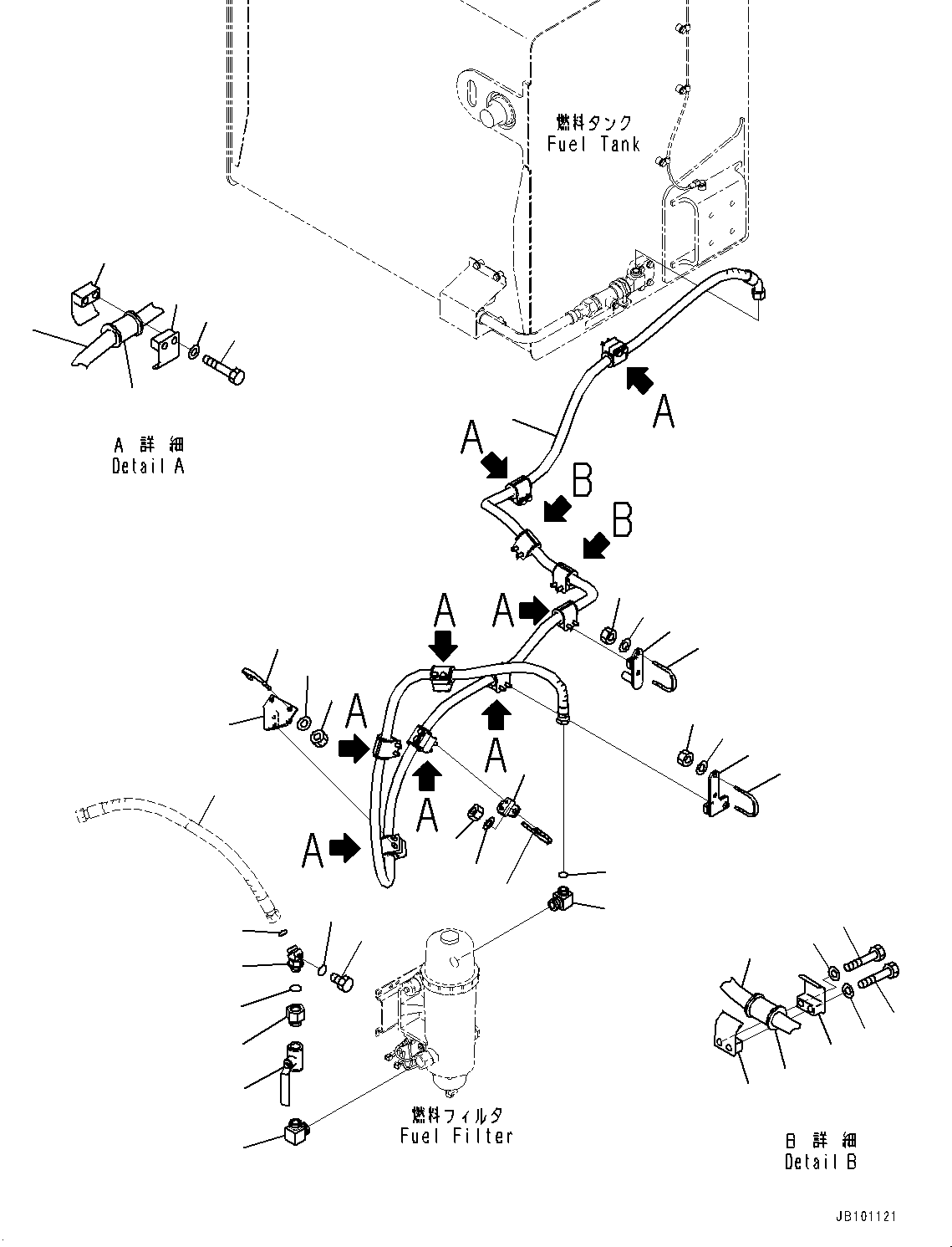 Переходник 562-04-3A580 KOMATSU