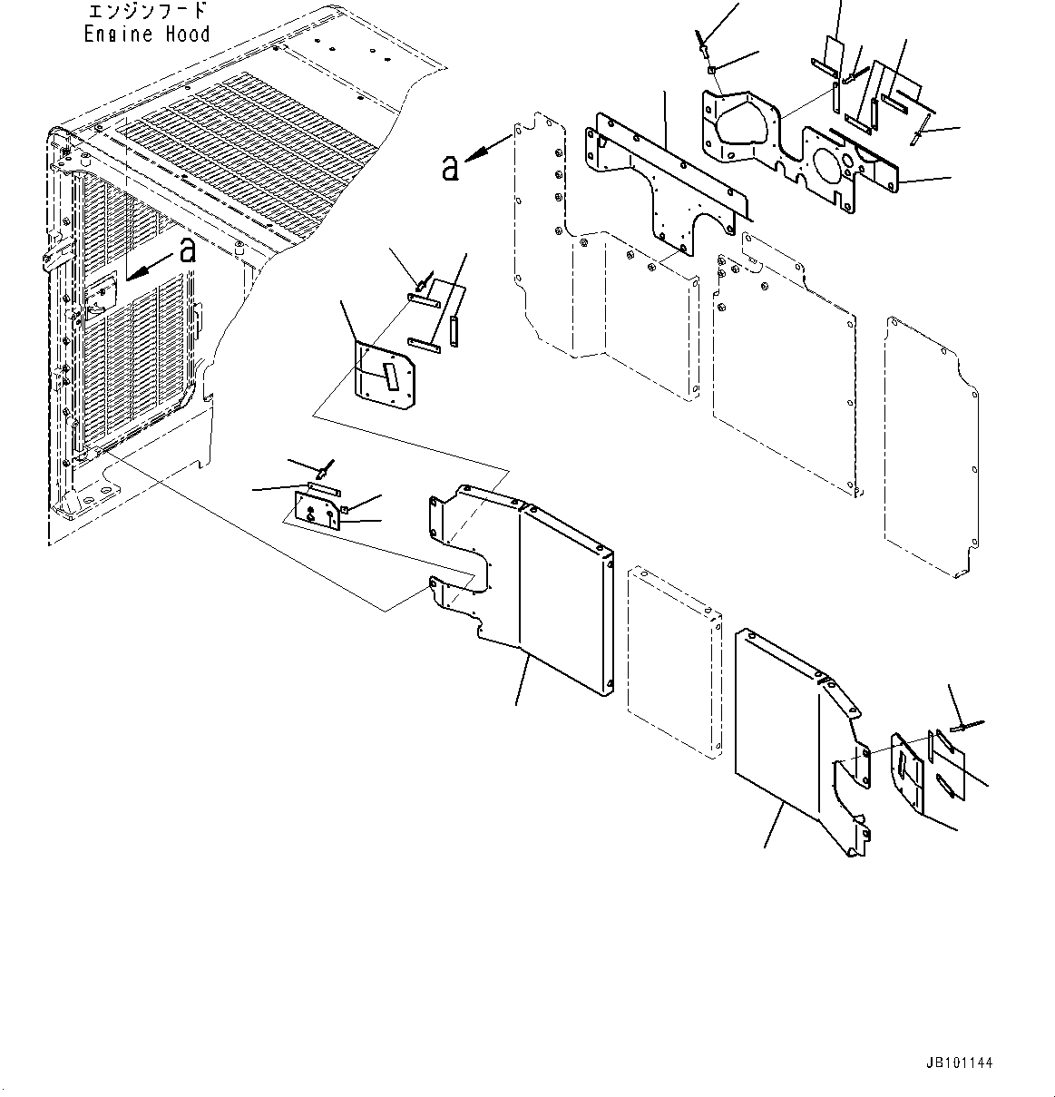 Резиновый элемент 41E-54-36840 KOMATSU