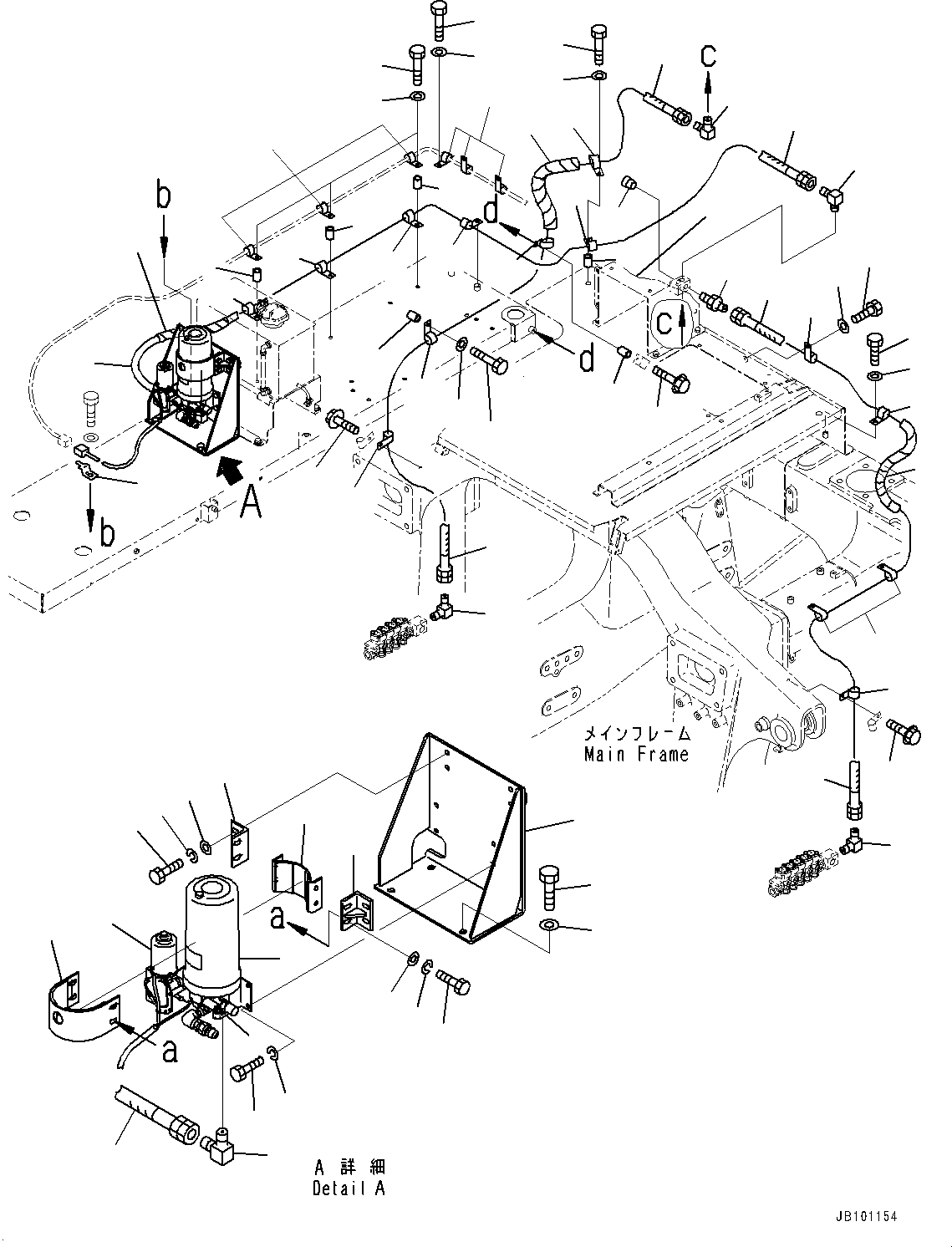 Шланг с коническим уплотнением 07121-00328 KOMATSU