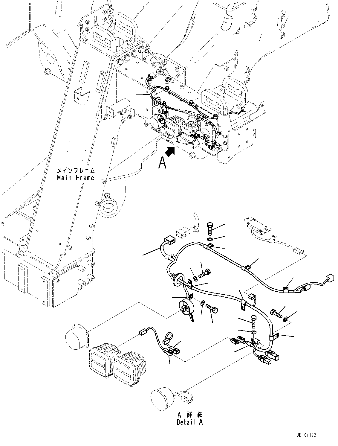 Жгут проводов 561-86-91490 KOMATSU