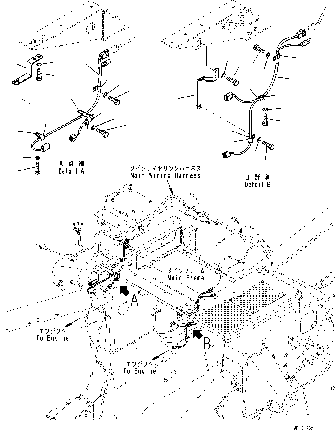 Жгут проводов 561-06-91141 KOMATSU