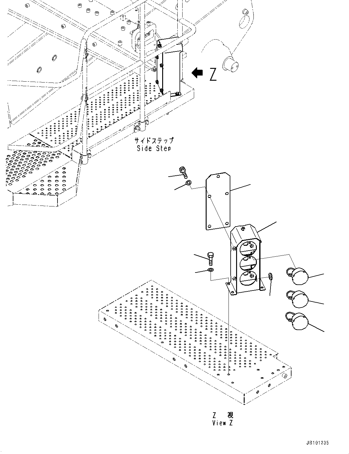 Lamp Assembly, Turn Signal 56D-06-34161 KOMATSU