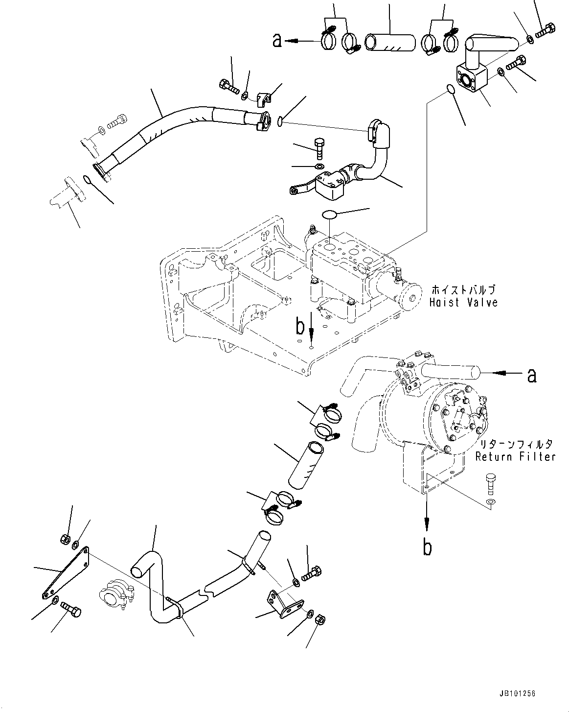 Шланг фланцевого типа 07089-01407 KOMATSU