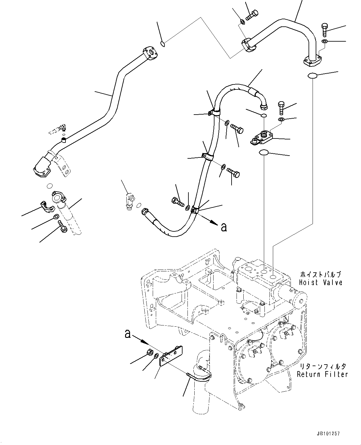 Шланг с торцевым уплотнением 02766-00618 KOMATSU