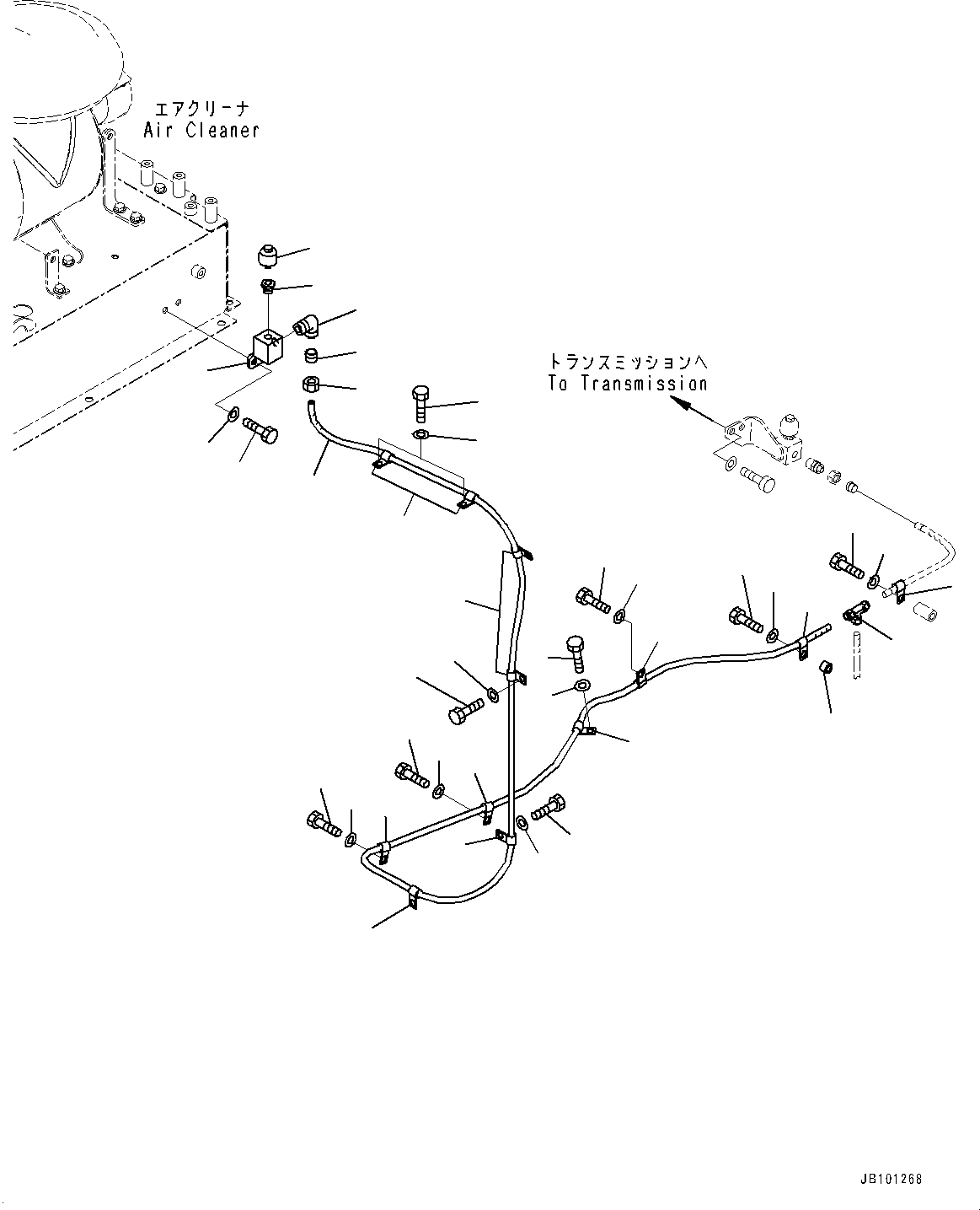 трубка 07822-00838 KOMATSU
