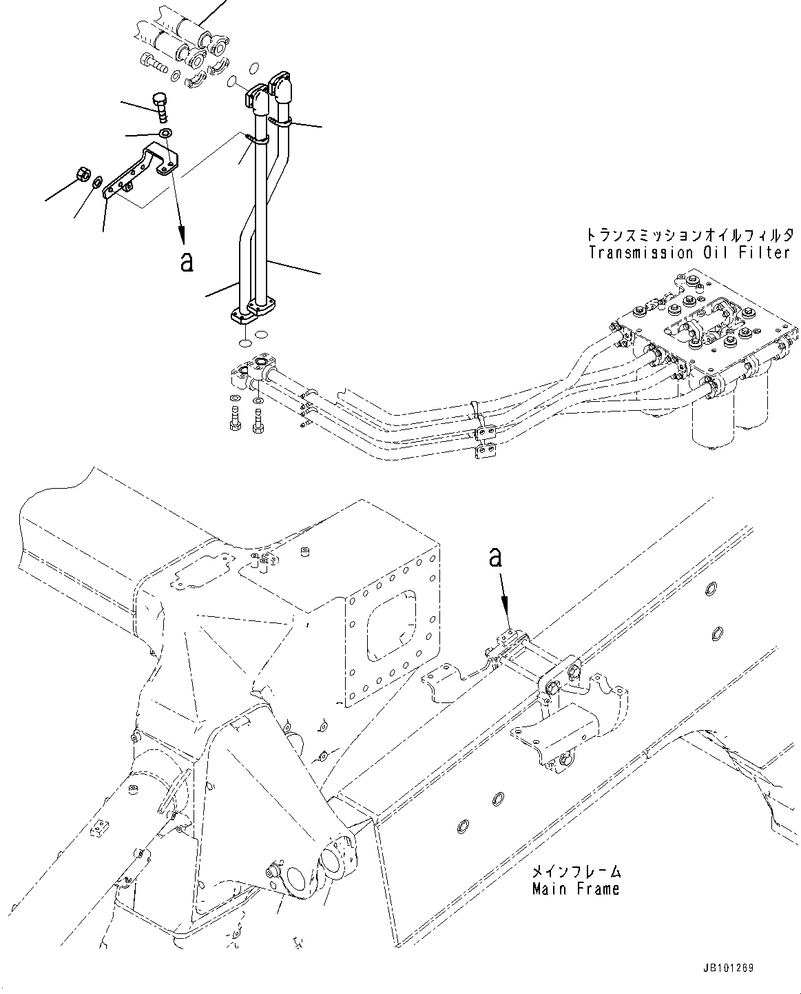 Трубка 561-61-91240 KOMATSU