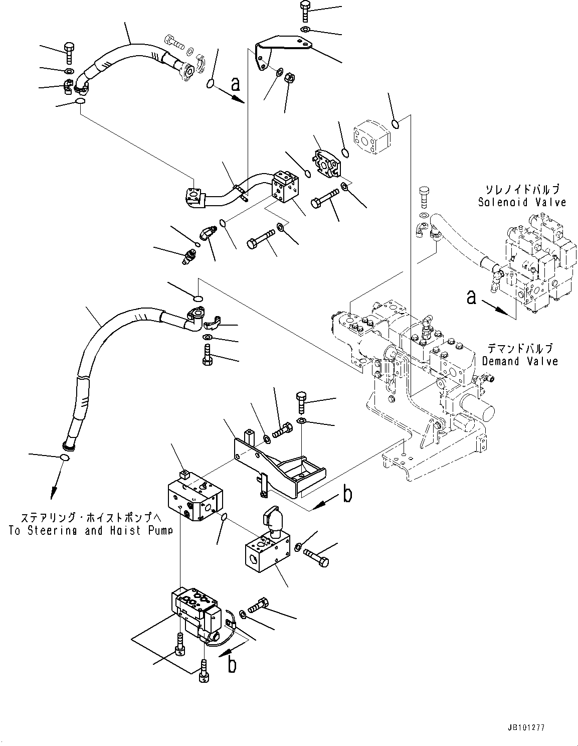Шланг 07087-010A5 KOMATSU