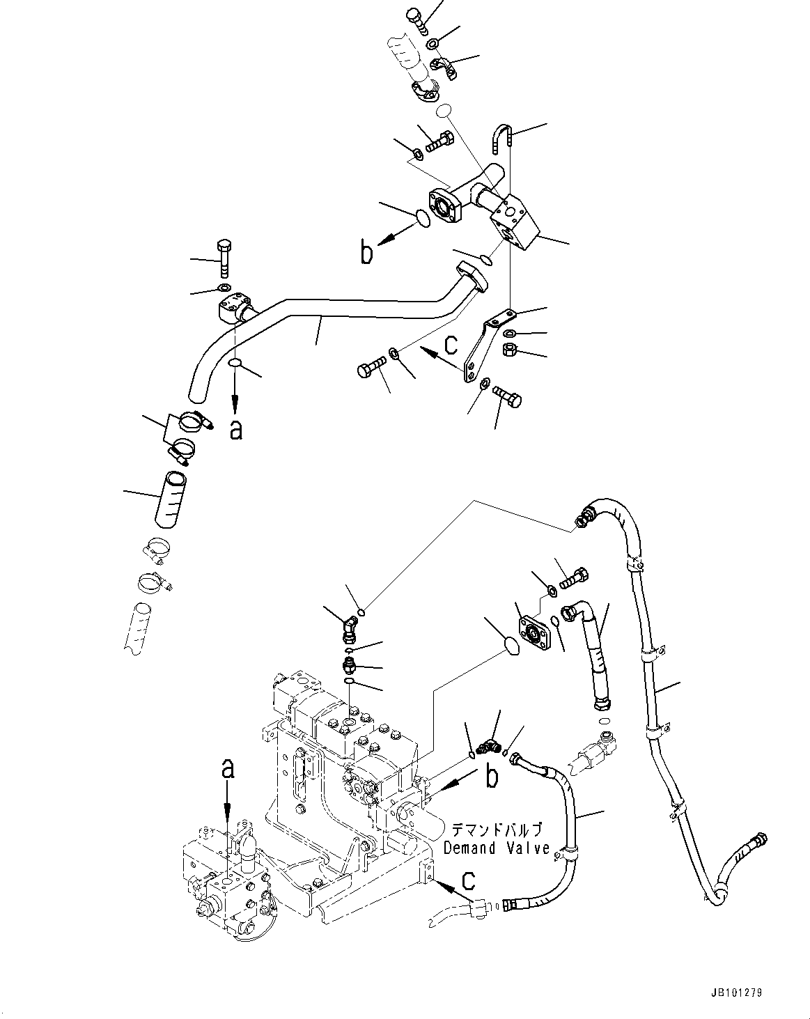Шланг с торцевым уплотнением 02766-00603 KOMATSU