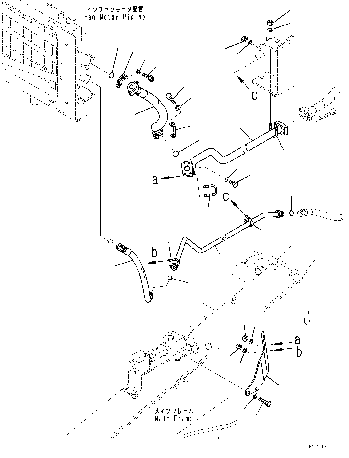 Шланг 07099-010A6 KOMATSU