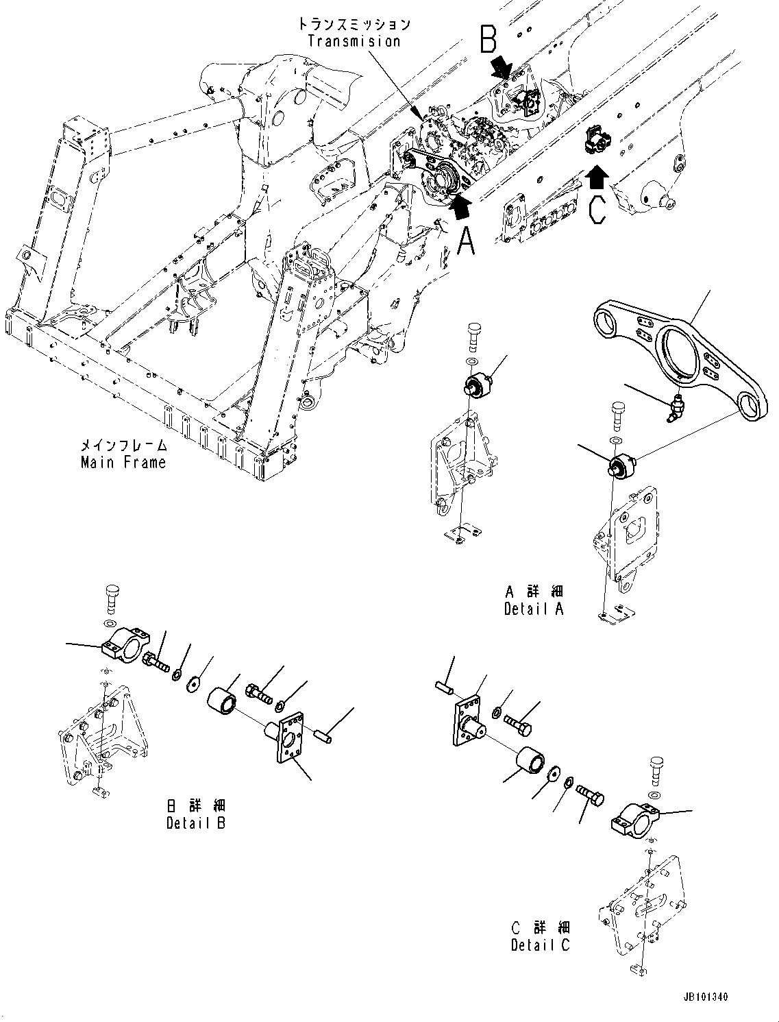 Цапфа 561-16-92110 KOMATSU