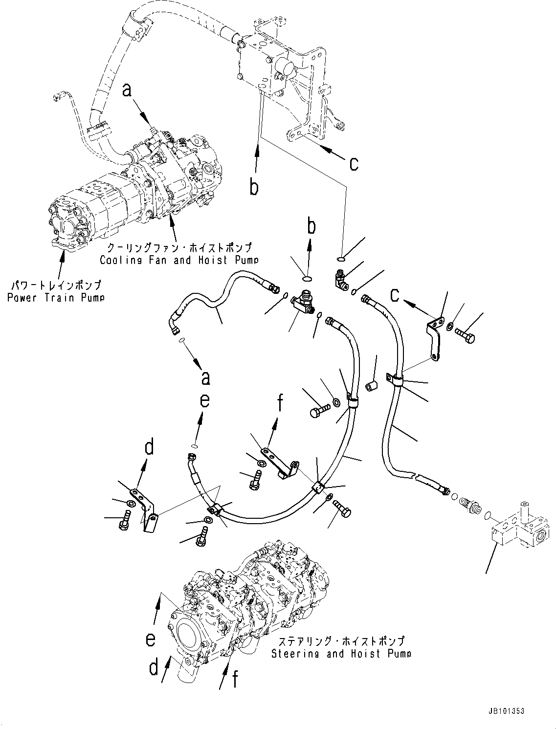 Шланг 561-61-95960 KOMATSU