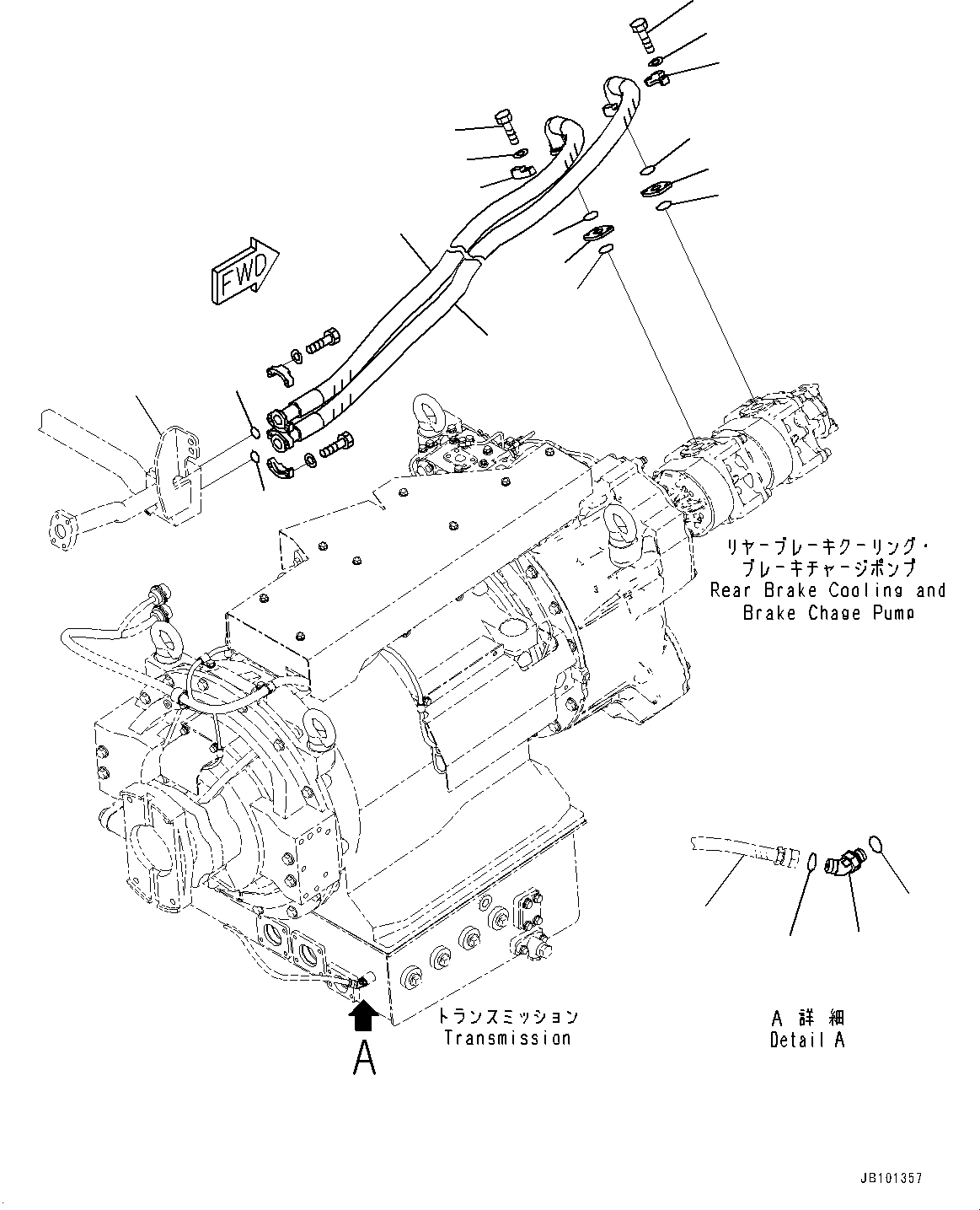 Шланг 07479-01221 KOMATSU