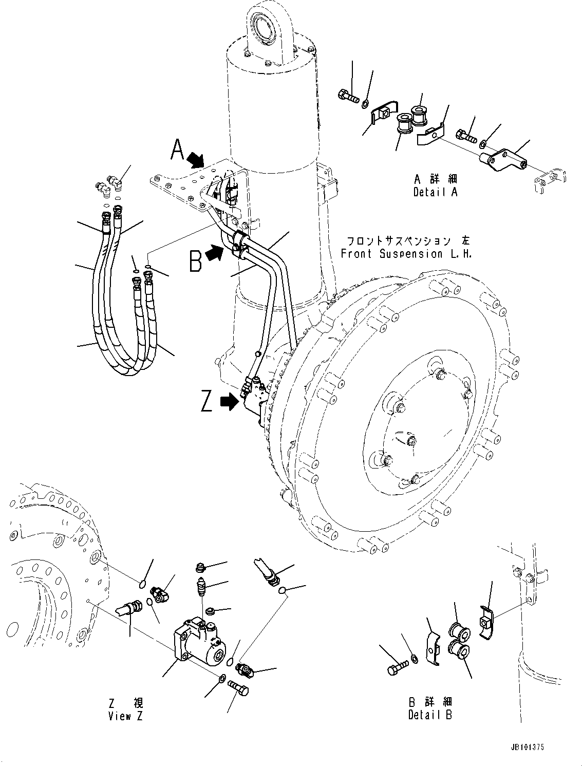 Трубка 561-43-94840 KOMATSU