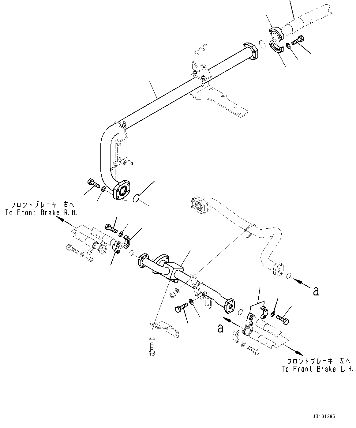 Трубка 561-61-94682 KOMATSU