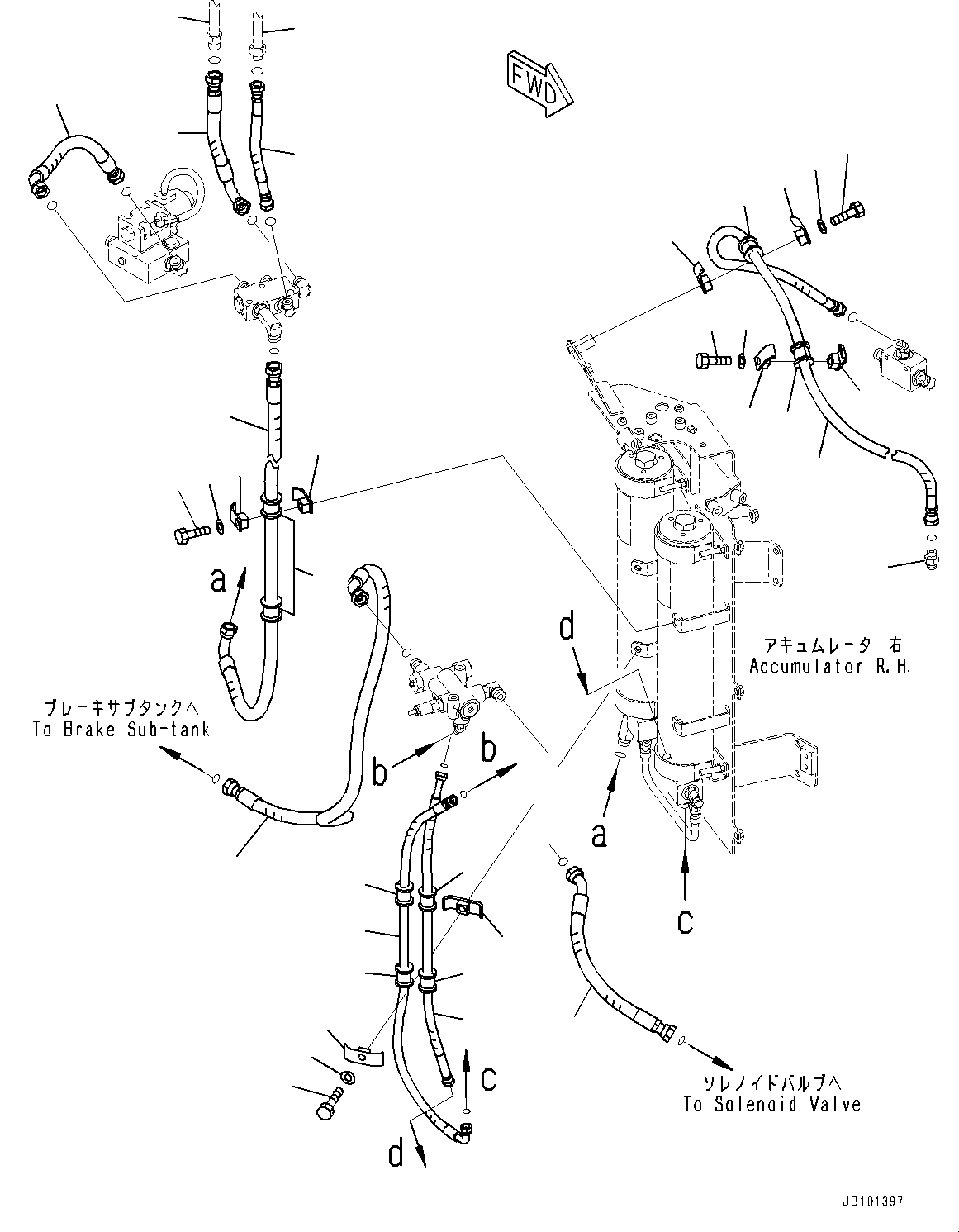 Шланг с торцевым уплотнением 02767-00520 KOMATSU